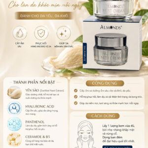 Kem Dưỡng Phục Hồi Almonds 25g